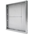 American Metal Filter 15 X 20 X 1 Nominal Galvanized Steel Filter Media Pad-Holding Frame With Retainer Gate HPOG101520